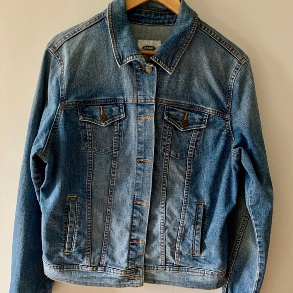 OLD NAVY Medium-Wash Jean Jacket Size L - Picture 7 of 7